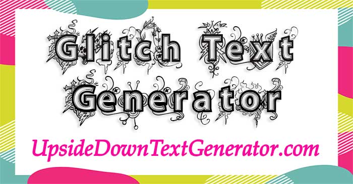 Glitch Text Generator - [Pro] -> Glitch Fonts